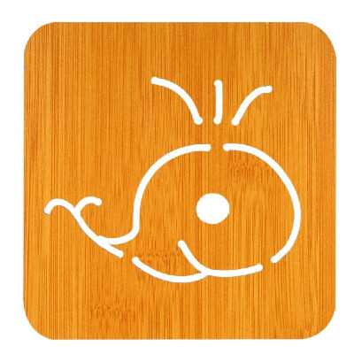 

Heat Insulation Mat Bamboo Wood Insulation Mat Heat Resistant Trivet Mat Hot Pot Holder Cute Table Mat 57"57"018"