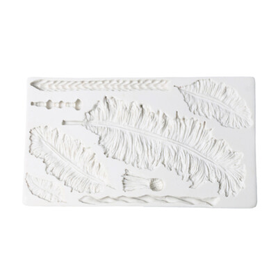

Birds Feathers Chocolate Fondant Cake Decorating Tool Lace Border Silicone Mold Baking Sugarcraft Gumpaste Molds Random Color