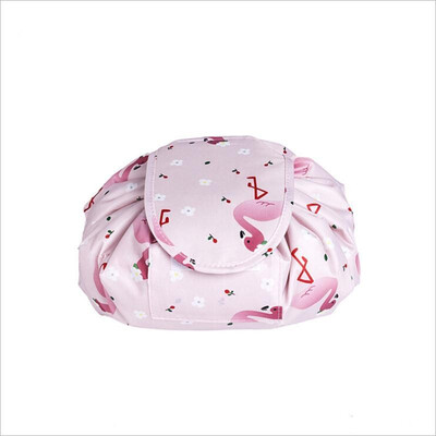 

Women Drawstring Cosmetic Bag Fashion Travel Makeup Bag Organizer Make Up Case Storage Pouch Toiletry Beauty Kit Box Wash Bag