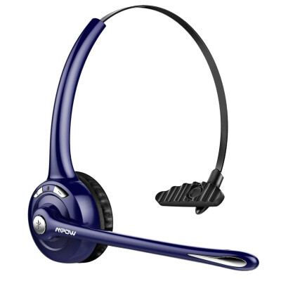 

Bluetooth HeadsetCell Phone Headset with Microphone Office Wireless Headset Over the Head Earpiece On Ear Car Bluetooth Headph