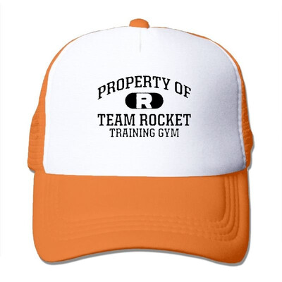 

Property of Team Rocket Training Gym Summer Sun Protection Mesh Cap Baseball Hat Cap Adjustable
