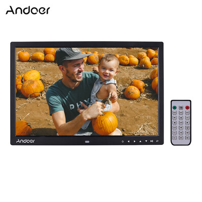 

Andoer Upgraded 17 Inch LED Digital Photo Frame Electronic Picture Photo Album 1080P Advertising Machine 1440900 High Resolution
