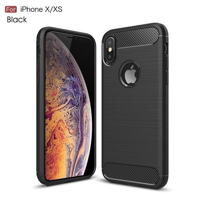 

BONGEM Apple iPhone X XS Case with Flexible&Durable Shock Absorption with Carbon Fiber Design