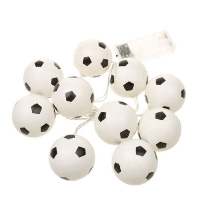 

UpperX Football Shape String Light Strip Lamp 10-LED Christmas Decor Warm White