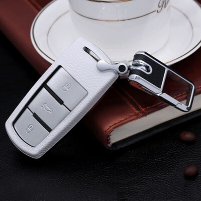 

Car Accessories For Volkswagen Magotan B6 Magotan B7 CC R36 Car Key Case Keychain Top Layer Leather Car Key Cover Shell