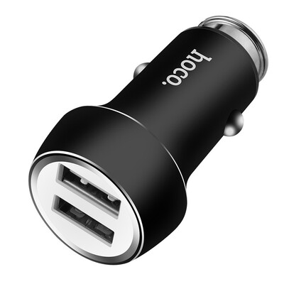 

HOCO Z7 Car Charger Dual USB for iPhone iPad Xiaomi Samsung Mobile Smart Phone Adapter 2 USB 24A Universal Double Port Charging