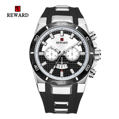 

REWARD 63093 Men Waterproof Calendar Sports Quartz Tape Watch