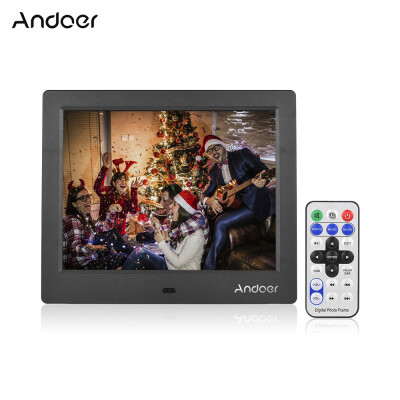 

Andoer C805 8 Inches Compact LED Digital Photo Frame Desktop Album 1024 768 43 Supports Music Video Clock Calendar Functions