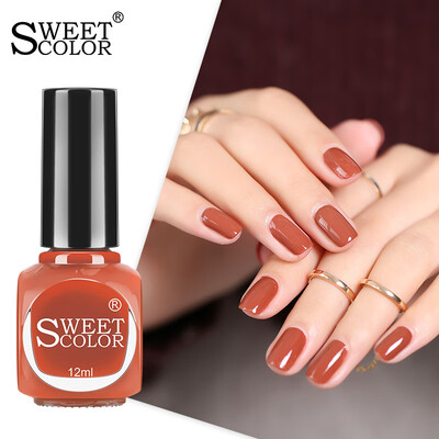 

Sweetcolor s367 12ml Sakura Elf Powder French raw material environmentally friendly nail polish quick-drying long-lasting nail polish soft pink sequins meat pink