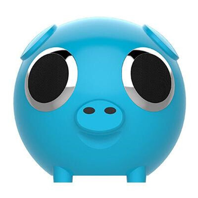 

Portable Bluetooth Speaker Pig Head Audio FM Radio Phone Call Mobile Power TF Card MP3 Charging Treasure Subwoofer Stereo Player