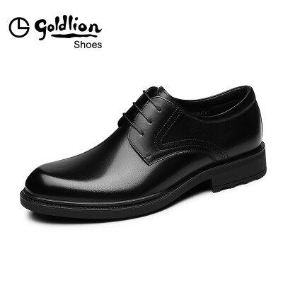 

Goldlion mens urban dress casual British fashion comfortable shoes 580830076ADA-black - 39 yards