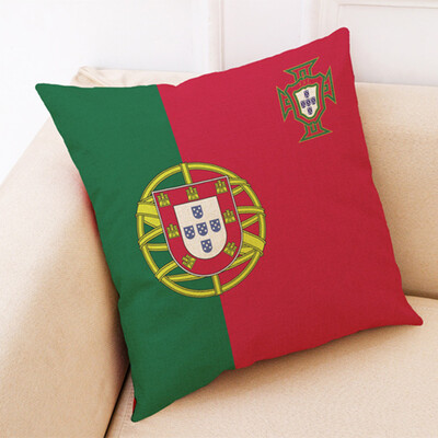 

The 2018 World Soccer Cup Home Decor Cushion Cover Linen Sofa Design Throw Pillow Case Gift Style 32