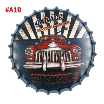 

Retro Tin Metal Beer Bottle Caps Sign Poster Plaque Bar Pub Club Wall Home Decoration Tool