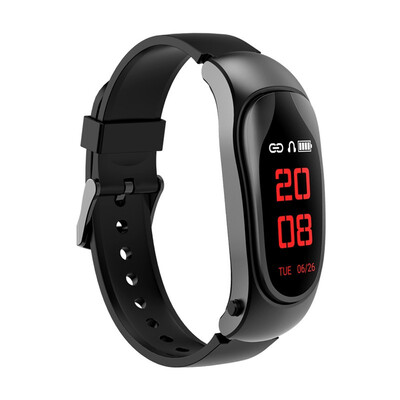 

KR04 Smart Band Bluetooth Heart Rate Monitor Bracelet IP67 Waterproof Fitness Tracker Bracelet for Android IOS