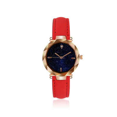 

Automatic Mechanical Distinctive Leather Strip Steel Clasp Quartz Watch Plush Band