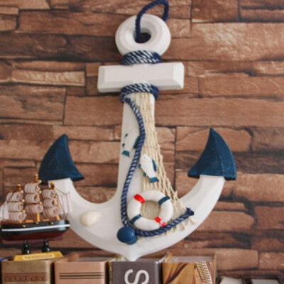 

Old style with hook lifebuoy anchor crafts Mediterranean style home decoration ornaments pendant