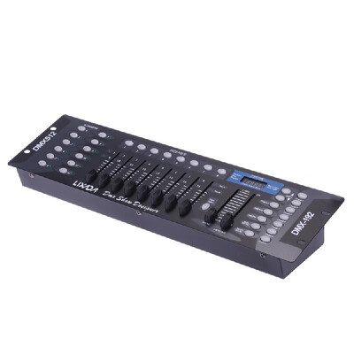 

Lixada USEUUK Plug 192 Channels DMX512 Controller Console for Stage Light Party DJ Disco Operator Equipment