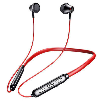 

Bluetooth headphones wireless sports running around the neck with two ears in the ears of Apple OPPO War for about