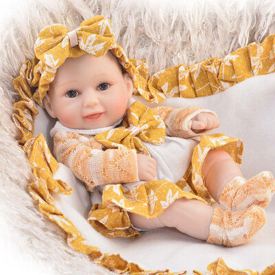 

New Design 23 Inch Reborn Baby Doll Silicone Full Body Realistic Newborn Baby Doll Toy For Sale Child Christmas Gift Best Play