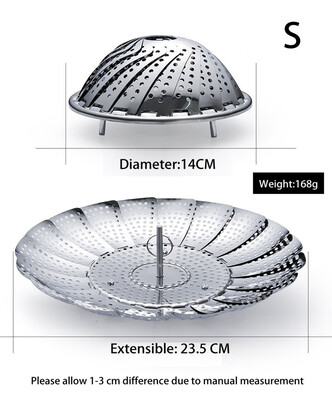 

Retractable folding steamer tray
