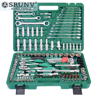 

Xinrui SRUNV auto repair socket wrench set fast ratchet repair tools multi-tool kit 150 sets A1-E15004