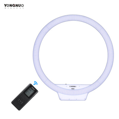 

YONGNUO YN608 3200K5500K Bi-Color Temperature Wireless Remote LED Ring Video Light Annular&Frameless Appearance Design Adjust
