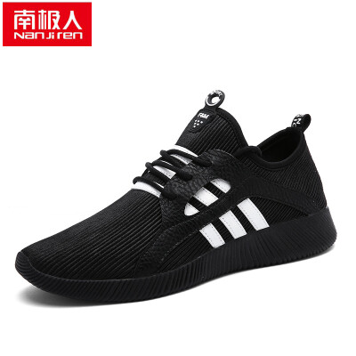 

Anji people Nanjiren mens Korean fashion trend sports shoes 17043NJ9067 black 41