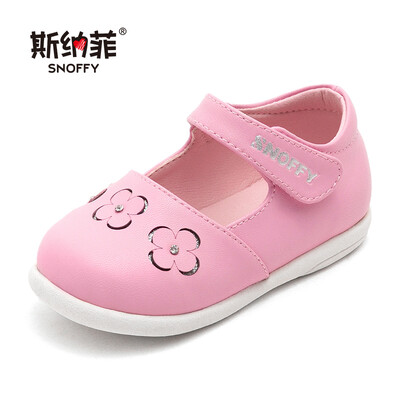 

Snafy girls shoes baby shoes women 2019 spring new toddler shoes slip 1-3 years old children shoes 19603 pink 22