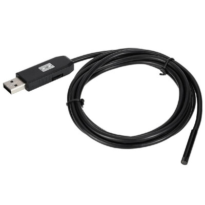 

OWSOO 6 LED 55MM Lens Endoscope IP67 Waterproof Inspection Borescope USB Wire Snake Tube Camera 6LEDS for OTG Compatible Android