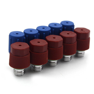 

5 pairs High Pressure&Low Pressure Gas Mount Car Air Conditioning Gas Filling Nozzle Mouth with hole for VW Jetta Golf Polo