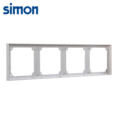 

Simon SIMON switch socket panel frame E6 series four-position frame 86 type panel ivory white 720640