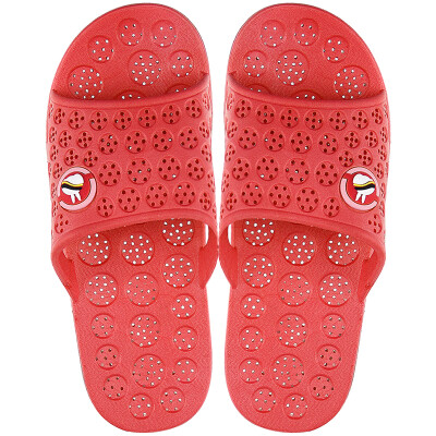 

MashiMaro rogue rabbit couple home indoor bathroom home simple soft bottom beach bath sandals&slippers MM816 watermelon red 37