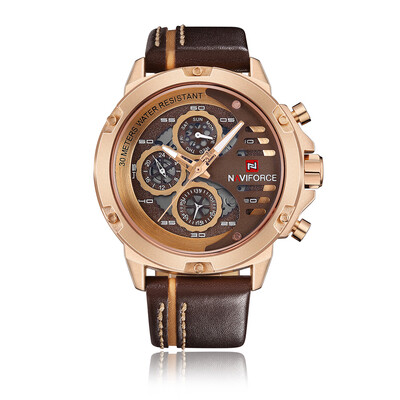 

NAVIFORCE Luxury Waterproof 24H Date Quartz Watch