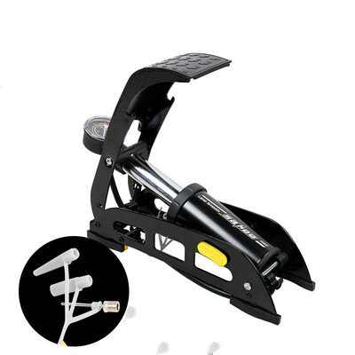 

Bicycle Car Tire Air Pump Aluminum Alloy Foot Push High Pressure Steel No-Slip Pump Portable Outdoor