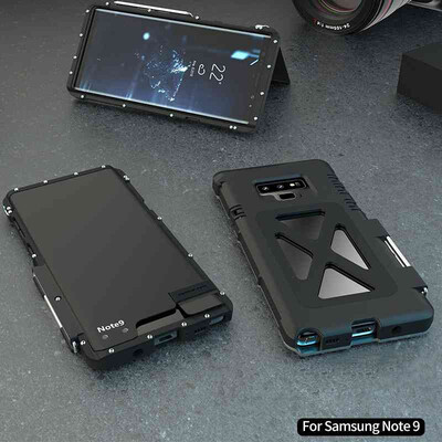 

Aluminum Armor Anti-fall Case For Samsung Galaxy Note9 Note8 Military Material Camouflage Flip Cover For Samsung S8 S9 S9Plus