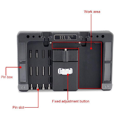 

HUK Fine Quality Foldable Repairing DIY Car Controller Key Fixing Tool Flip Vice With 4 Pins Remover For Locksmith Tool