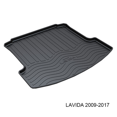 

TPO Car Cargo Liner Boot Tray Trunk Floor Mat For VW LAMANDO LAVIDA LAVIDA PLUS Special 2009-2018 Years Model Car Styling