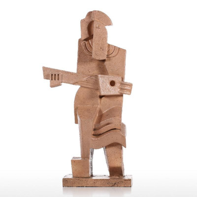 

Guitar Player Creative Home Decoration Sandstone Texture Feeling Crafts Abstract Character Sculpture Living Room Furnishings