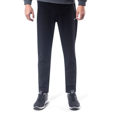 

Double star 2018 autumn new mens sports pants trousers loose straight tide casual pants 7Q38645 black -190