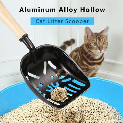 

Aluminum Alloy Hollow Cat Litter Scooper Litter Shovel Sifter with Long Handle Pet Poop Scooper Shovel Pet Cleaning Supplies Tools