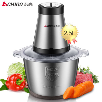 

Chigo CHIGO meat grinder household electric 25L stainless steel double file multi-function broken meat chopping stirring ZG-J803