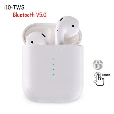 

New i10 TWS Bluetooth 50 Touch EarphonesMini Air pods Wireless Invisible Earbuds with Charging Box for Xiaomi IPhone Android