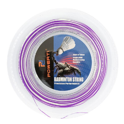 

600FT 07mm Bicolor Badminton String Colorful Bright Indoor Outdoor Badminton Training Racket String Resilient Replacement Badmint