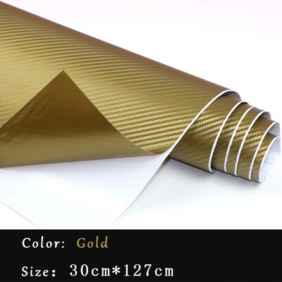 

30127CM 3D Carbon Fiber Vinyl Car Wrap Sheet Roll Film Car stickers&Decals Motorcycle Car Styling Accessories Automobiles