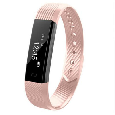 

ID115 Smart Fitness Tracker Heart Rate Monitoring Bracelet for iPhone Android