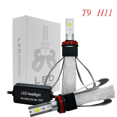 

1pair 12v 60w Car Headlight H4 led Spotlight Pure White 6000K auto auxiliary light Car Headlamp H7 H11 H1 9005 9006 Car Fog Lamp