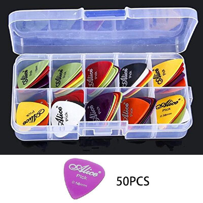 

Guitar Picks Box Case Set Guitars Accessories Musical Instrument Tool 058-15mm Thickness Guitar Pick