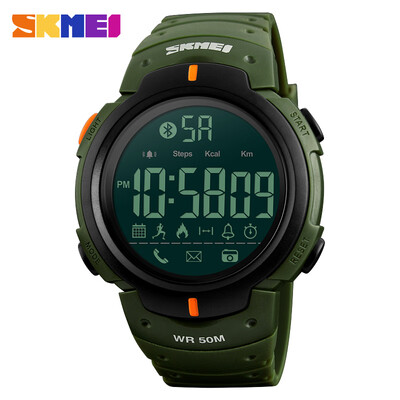 

Mens Sport Smart Watch SKMEI Brand Fashion Pedometer Remote Camera Calorie Bluetooth Smartwatch Reminder Digital Wristwatches