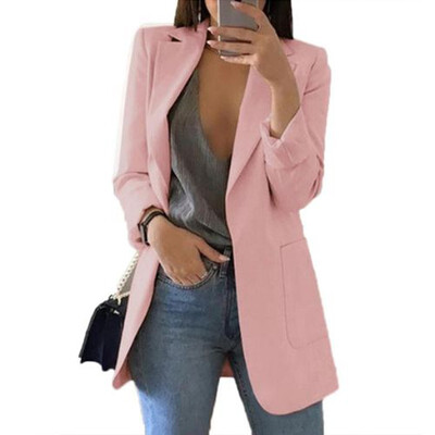 

Women Fashion Clothing Blazers Suit Long Sleeves Coat