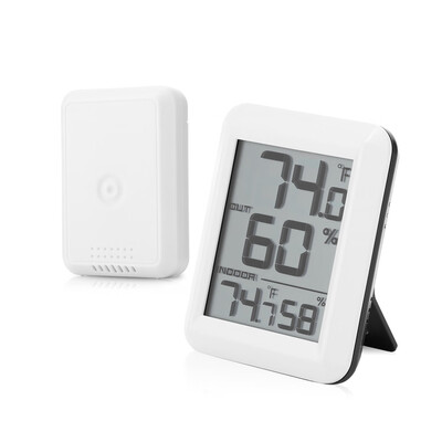 

TS - FT0423 Wireless Digital Hygrometer Thermometer Temperature Humidity Gauge Meter with Outdoor Sensor